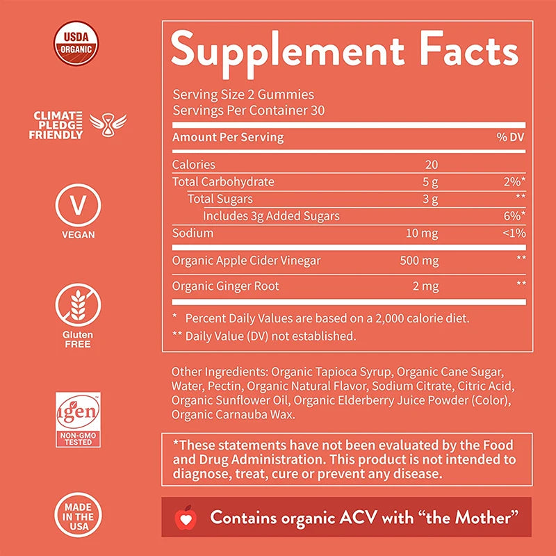 XemNutriQ™ Apple Cider Vinegar Gummies